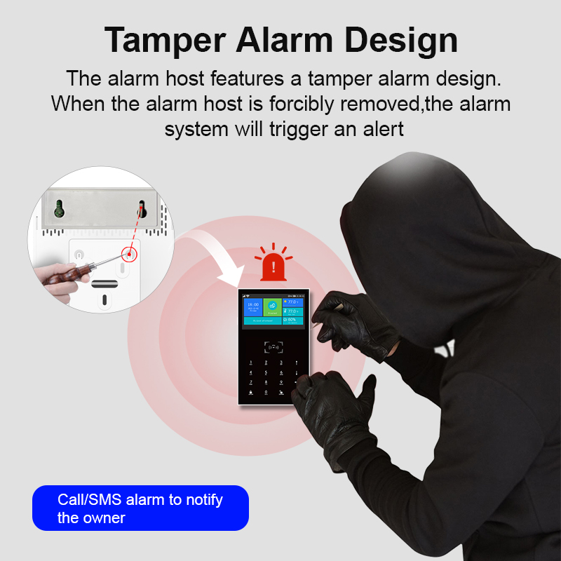 GSM WiFi Home Security Alarm S - Home Security No Monthly Fee のレビューと価格