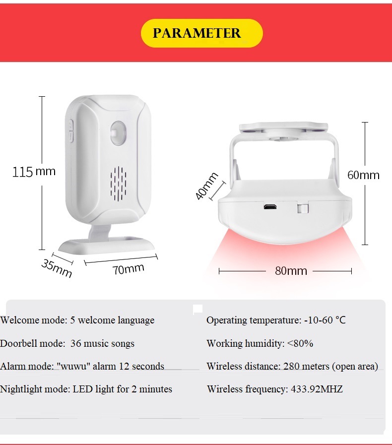 Darho Shop Store Home Security - Home Security Bell のレビューと価格