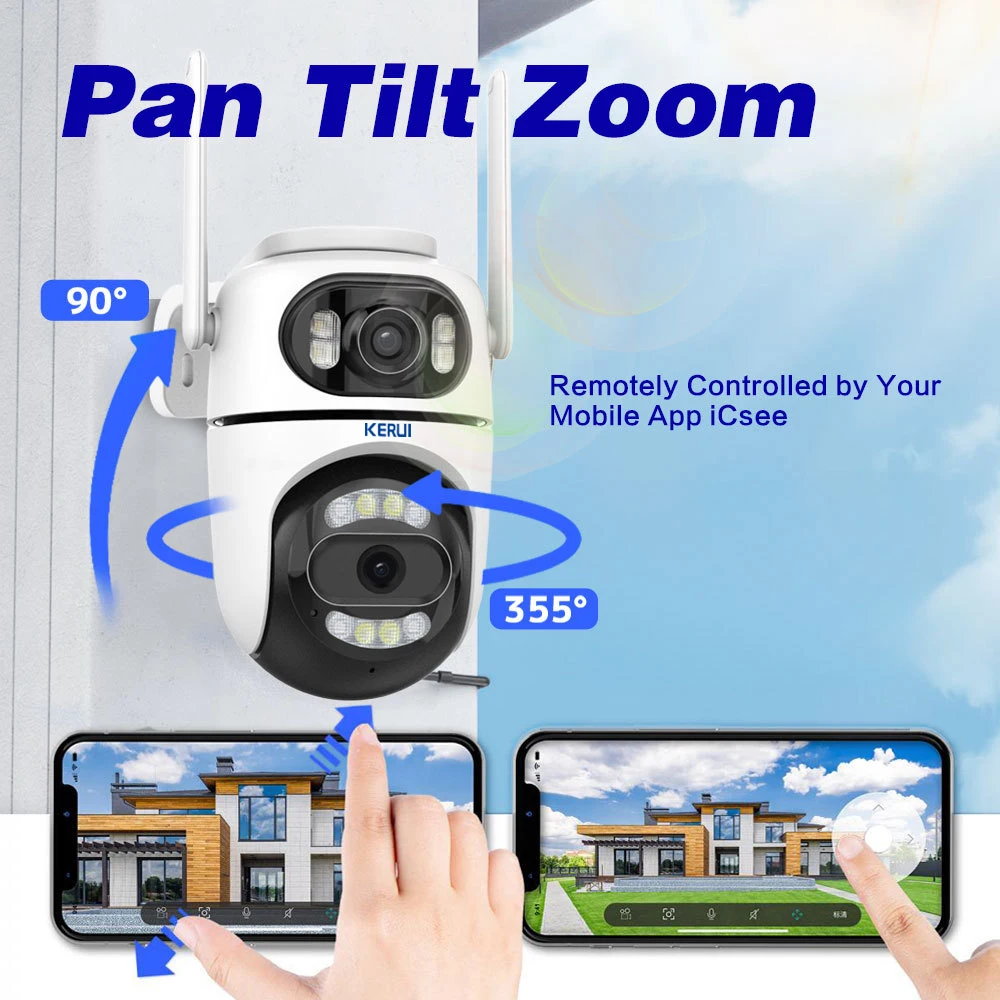 KERUI Icsee Outdoor Wireless 4 - Home Security Video Cameras のレビューと価格