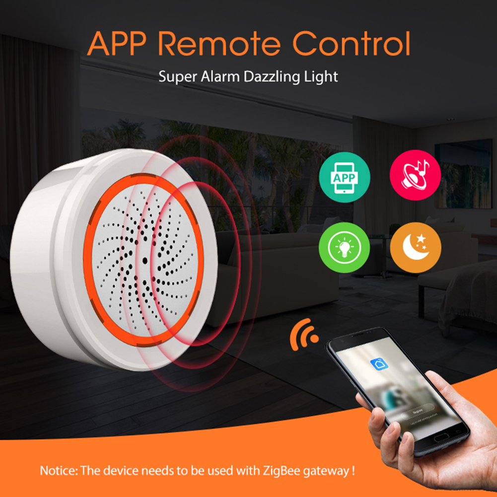 Tuya Zigbee Sound Light Sensor - Home Security Alarm System のレビューと価格