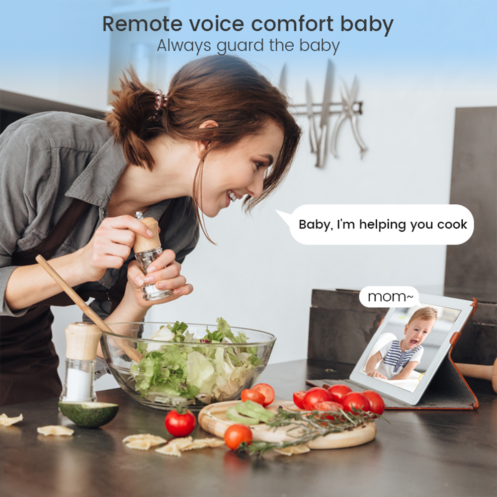 4MP WiFi xiaovv indoor Baby Mo - Home Security Video Cameras のレビューと価格