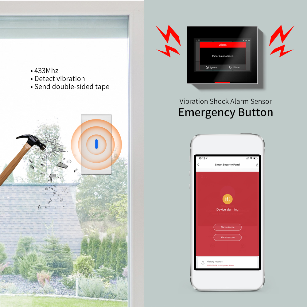 Ostaniot 433MHz eV1527 Wireles - Window Alarm Sensor のレビューと価格