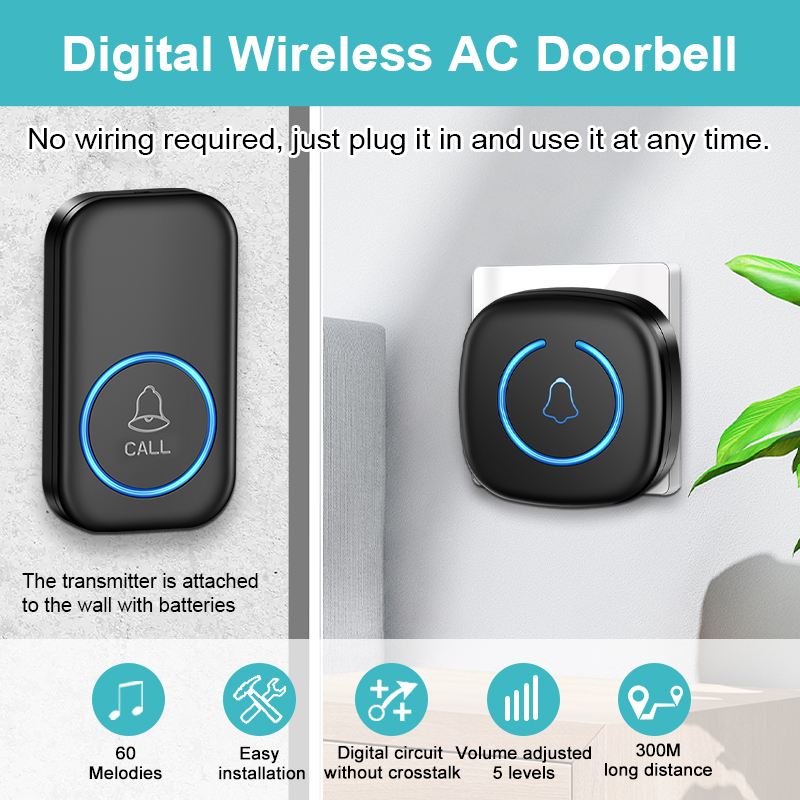 EZHEN Smart Wireless Doorbell  - Home Security Bell のレビューと価格