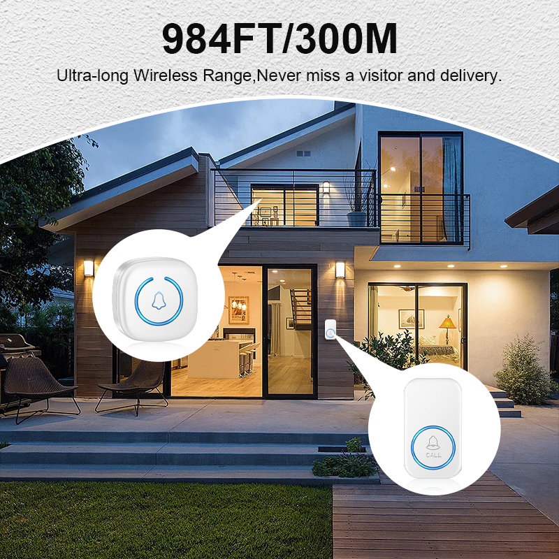 EZHEN Smart Wireless Doorbell  - Home Security Bell のレビューと価格