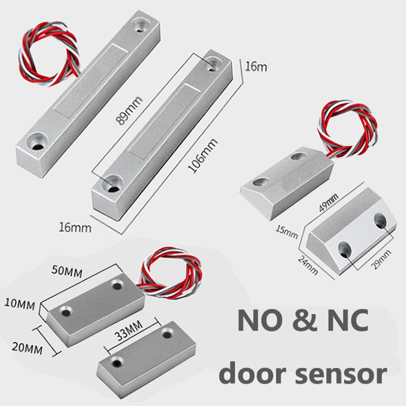 NC NO Door Sensor Wired Cable  - Window Alarm Sensor のレビューと価格