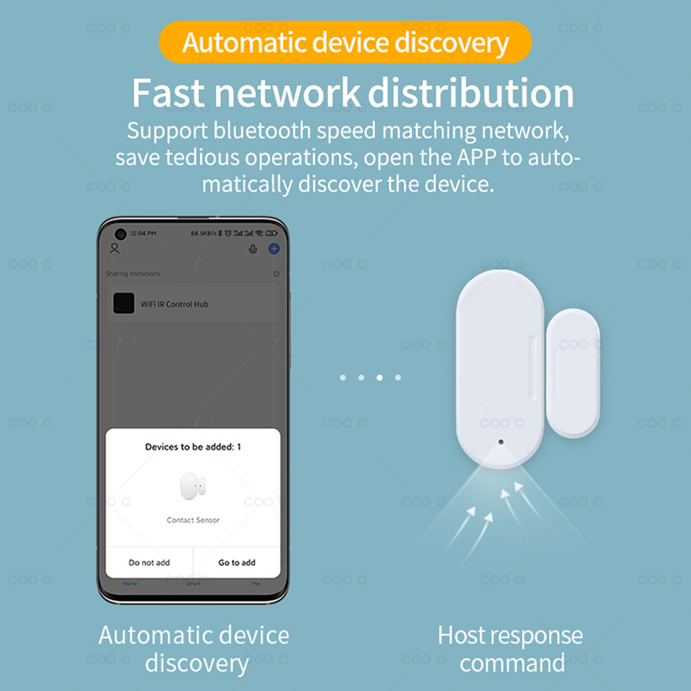 ZigBee Door Window Sensor Lux  - Window Alarm Sensor のレビューと価格