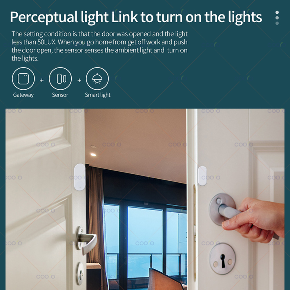ZigBee Door Window Sensor Lux  - Window Alarm Sensor のレビューと価格