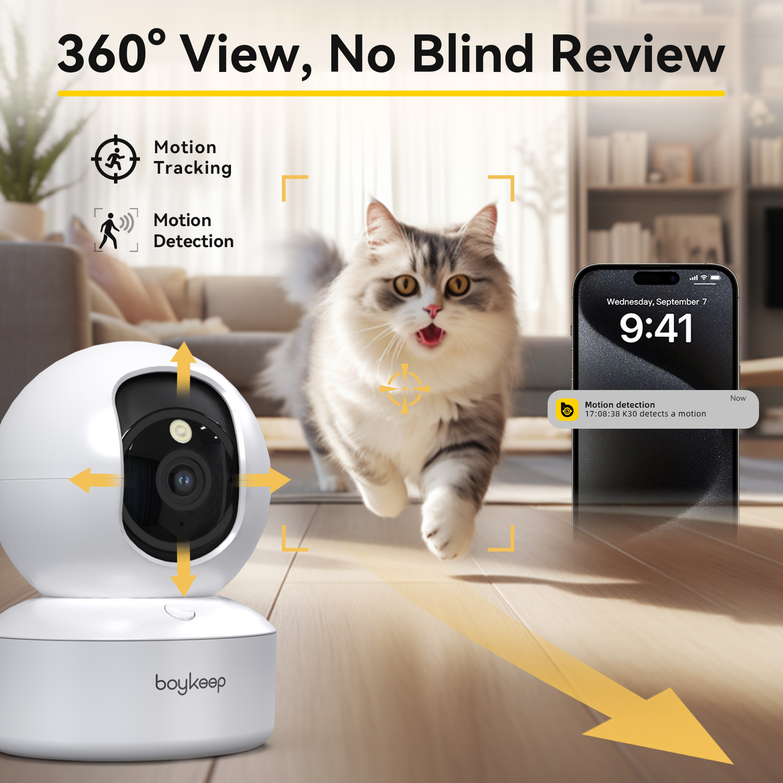 BoyKeep Smart Camera 2K Securi - Home Security Eufy のレビューと価格