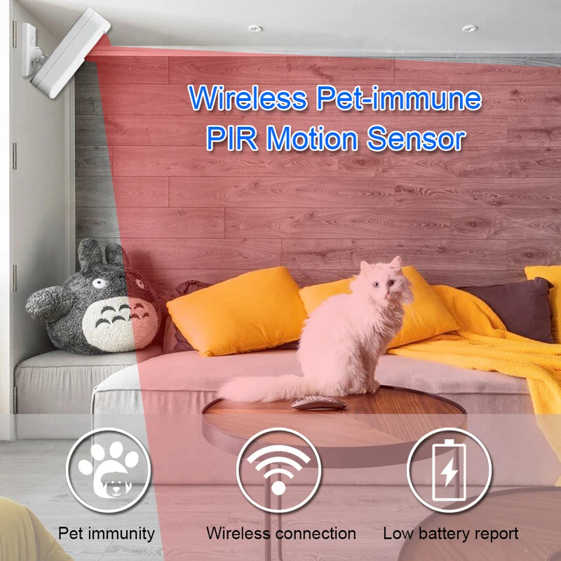White Wireless 433MHz Infrared - Home Security Adt のレビューと価格