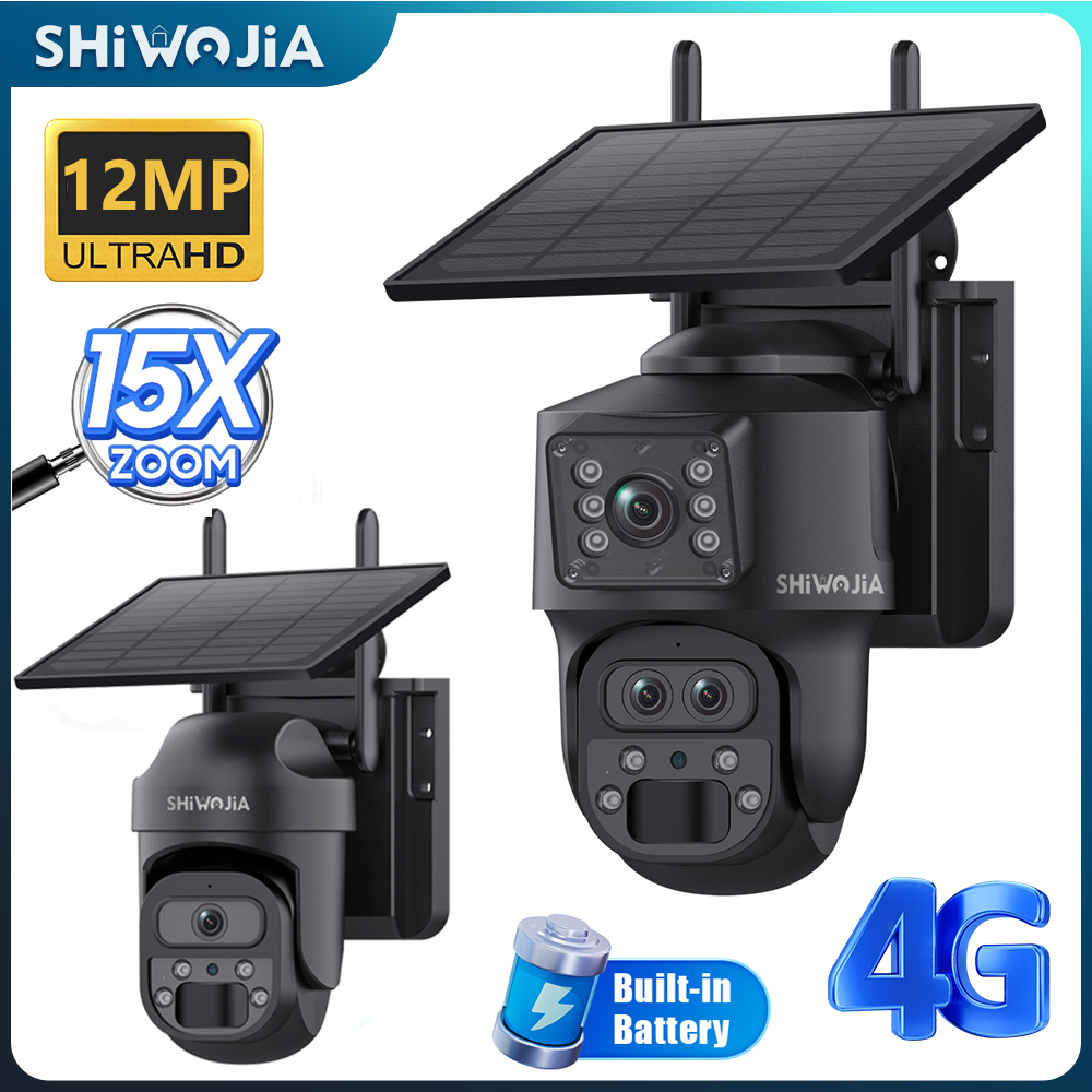 SHIWOJIA 15X ZOOM Solar Camera - Home Security Panel のレビューと価格