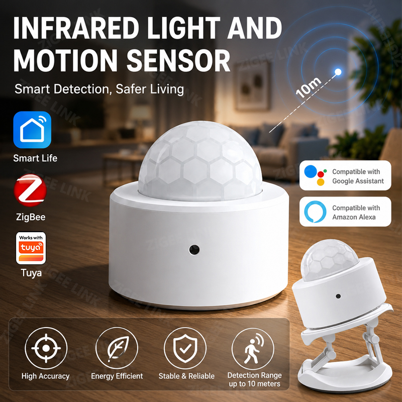 ZigBee 3.0 PIR Motion Sensor W - Home Security Device のレビューと価格