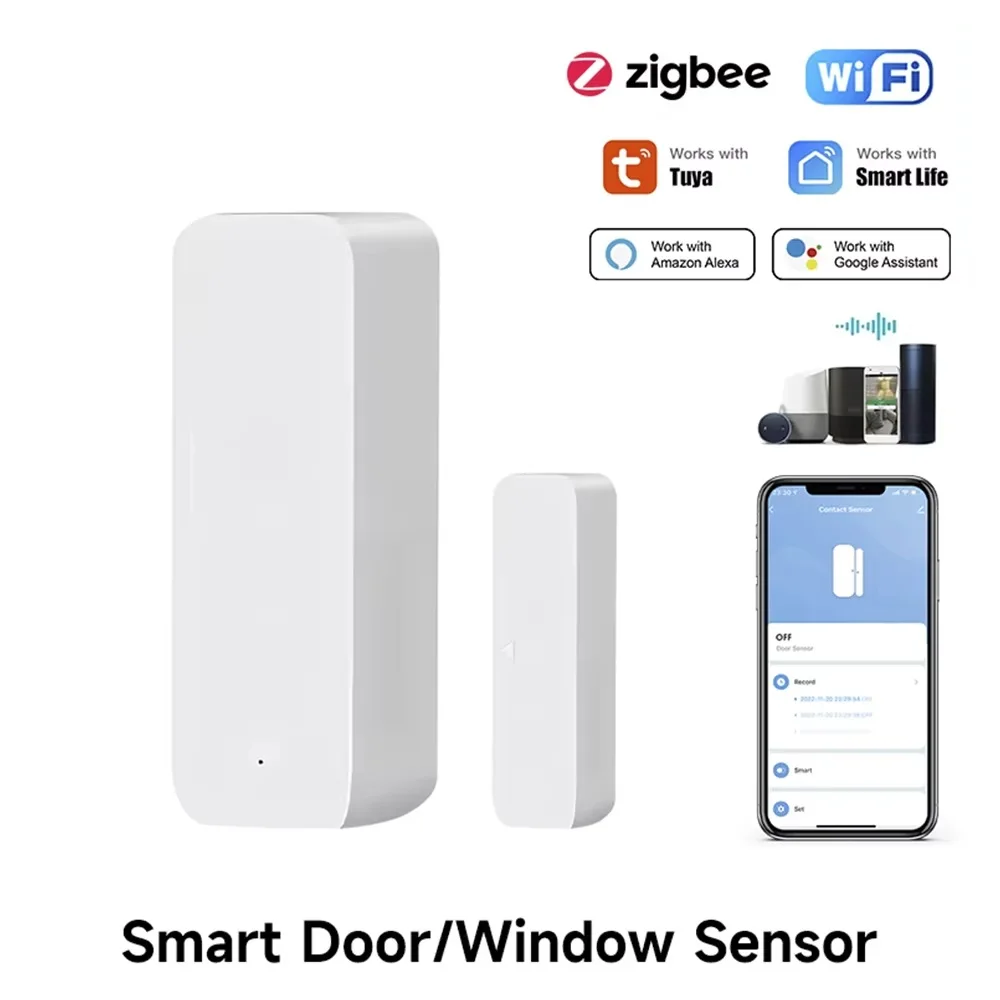 Tuya Zigbee/WiFi Magnetic Door - Window Alarm Sensor のレビューと価格