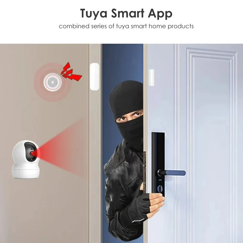 Tuya Zigbee/WiFi Magnetic Door - Window Alarm Sensor のレビューと価格