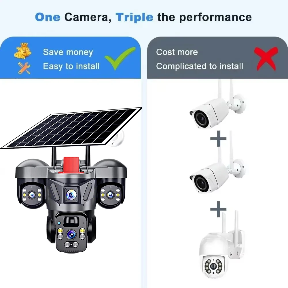 KERUI V380 Pro Outdoor PTZ 6MP - Home Security Indoor Cameras のレビューと価格