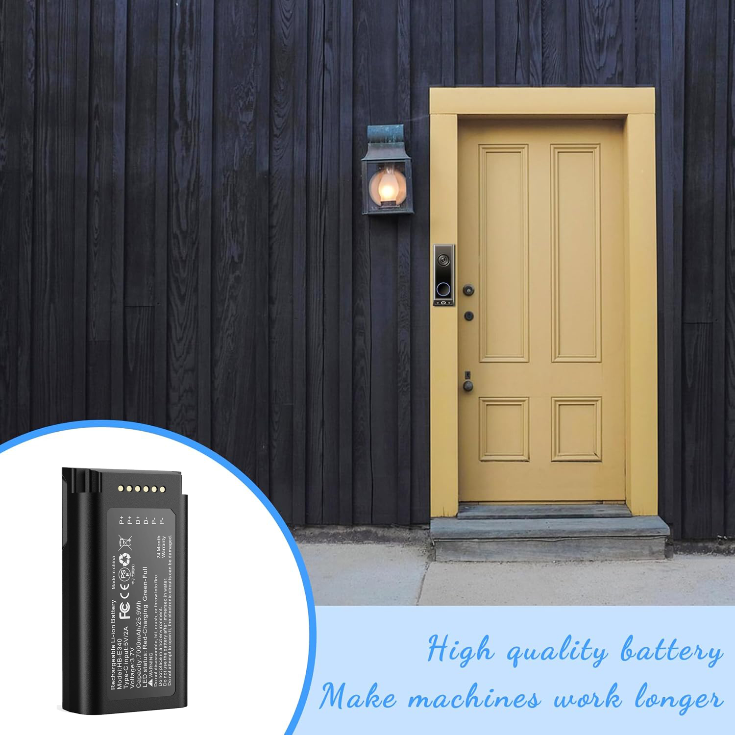 7000mAh Rechargeable Lithium B - Home Security Eufy のレビューと価格