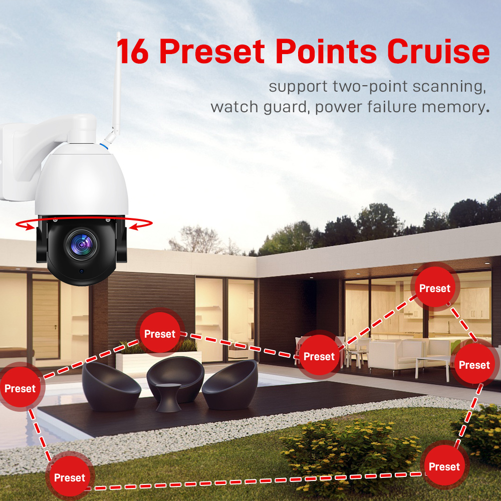 5Inch 4K UHD  iCsee APP 50x Zo - Home Security With Ai のレビューと価格