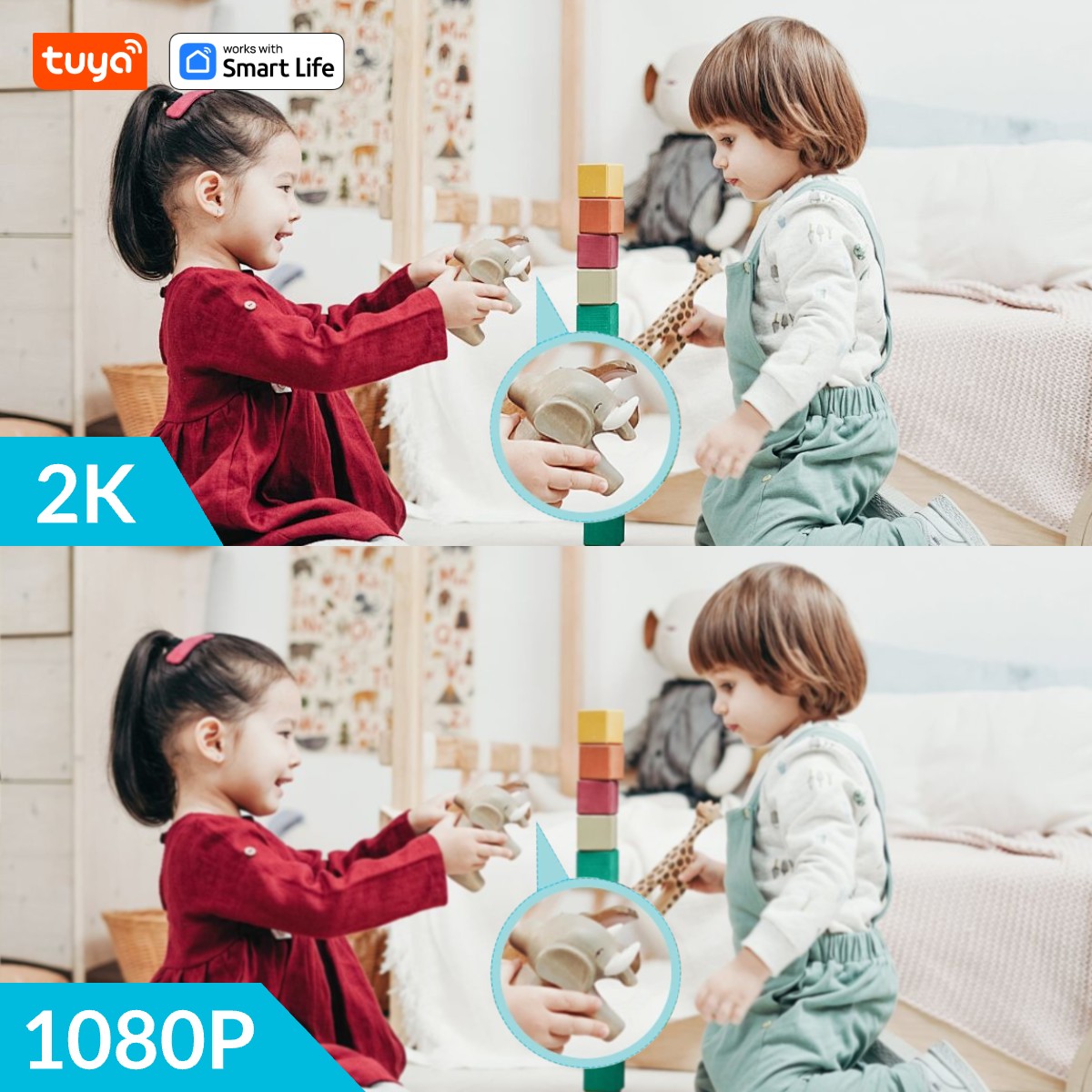 Tuya Smart 3MP HD Indoor Home  - Home Security Eufy のレビューと価格