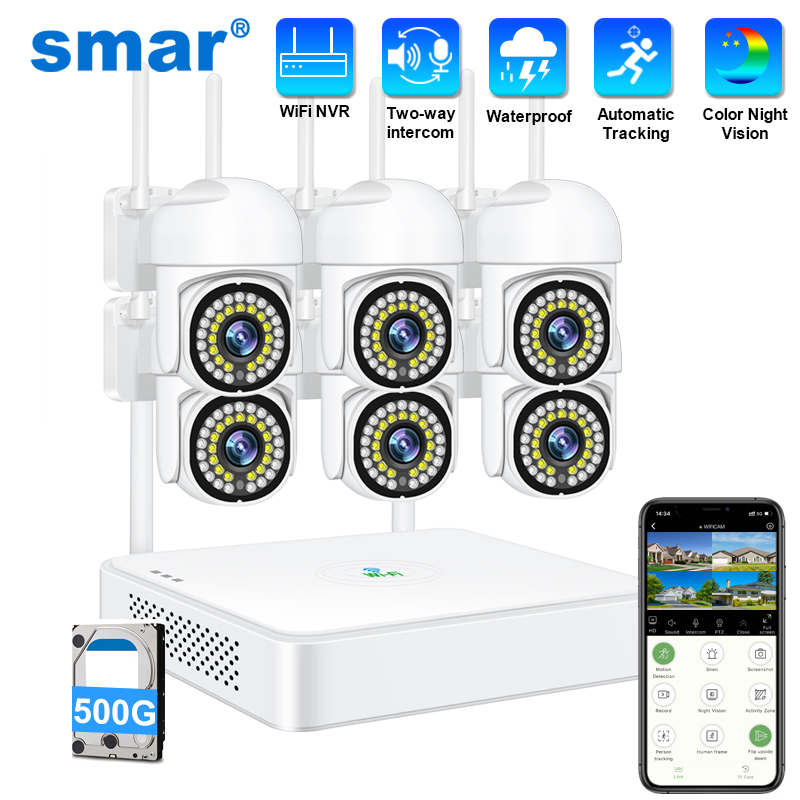 Smar 3MP Wireless CCTV Securit - Home Security Indoor Cameras のレビューと価格
