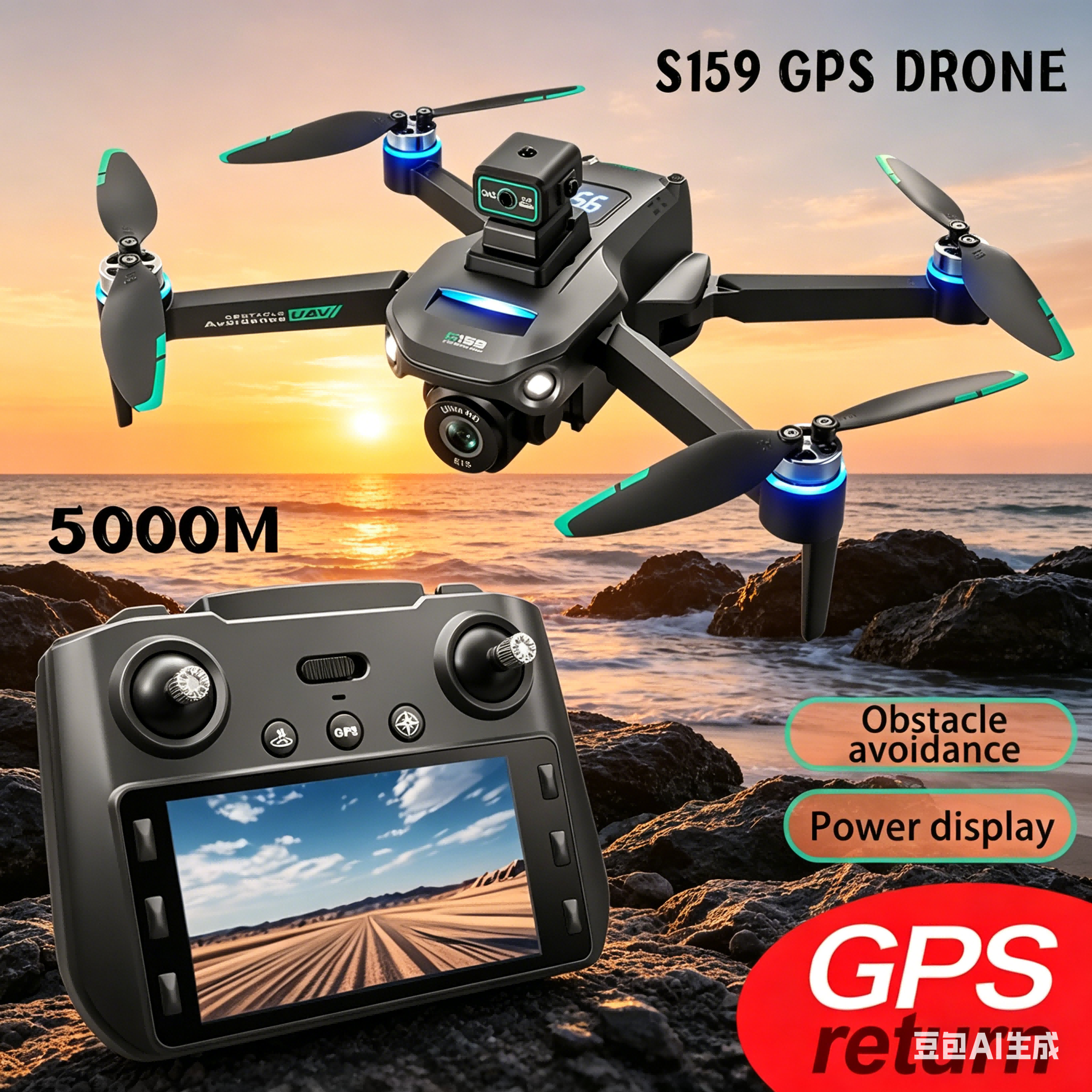 S159 GPS Drone 4K Profesional  - Home Security Cameras Outdoor のレビューと価格