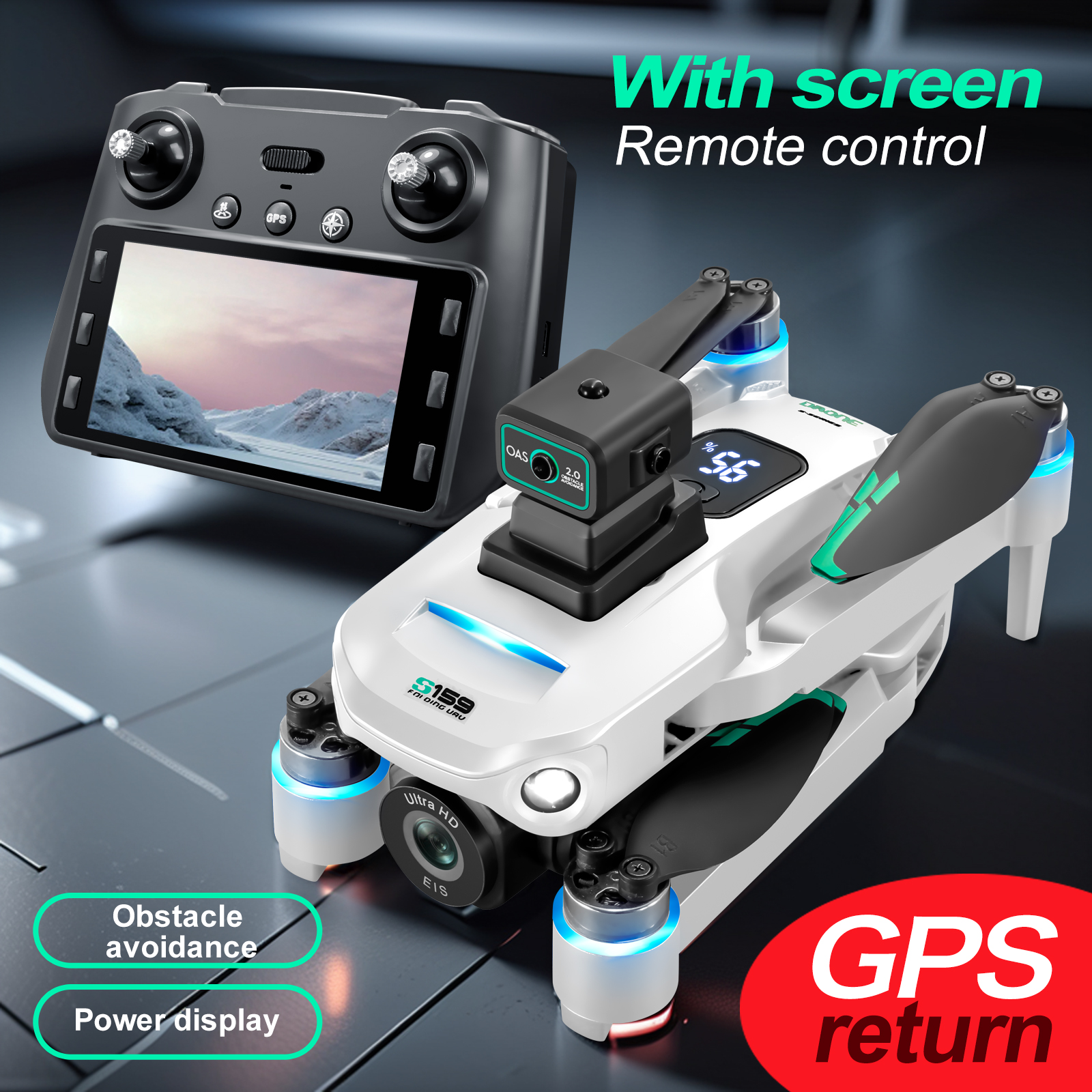 S159 GPS Drone 4K Profesional  - Home Security Cameras Outdoor のレビューと価格